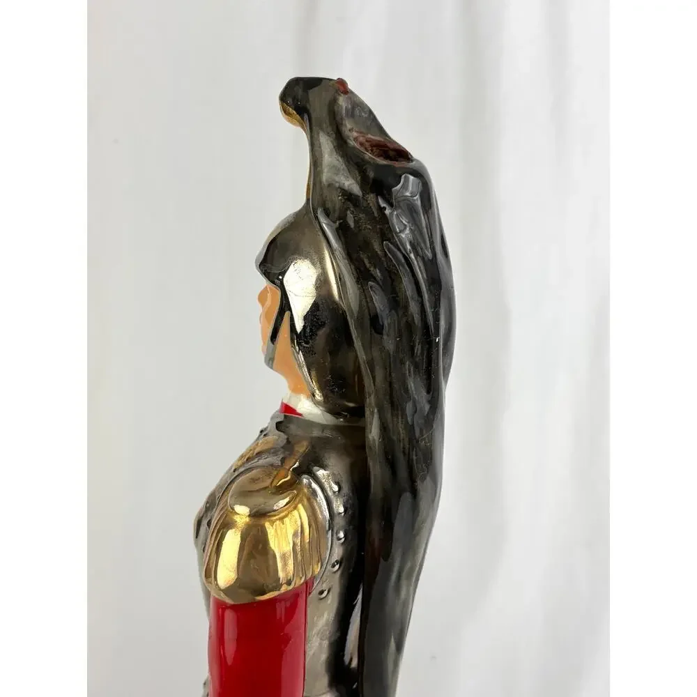 Vintage Italian Sicilian Guard‎ Ceramic Decanter 1960s Barware 18